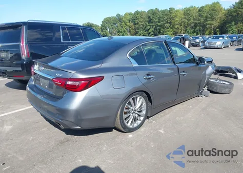 2018 Infiniti Q50 3.0T Luxe z USA, uszkodzony, nr VIN JN1EV7APXJM356111